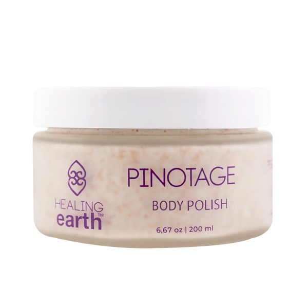 Scrub corpo Pinotage Healing Earth esfoliante naturale delicato ad azione antiossidante formato 200 ml